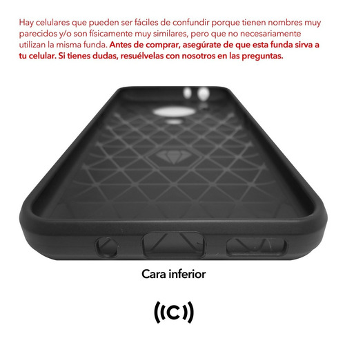 Funda Premium Nokia 5.4 2021 Case Protector Cover Carbono