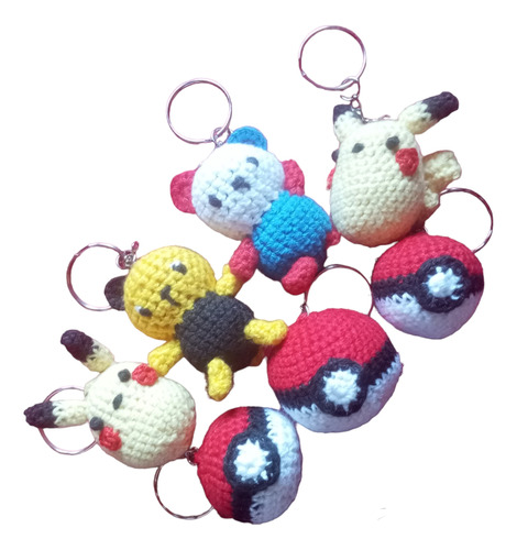 Confección De Llaveros Amigurumis De 5cm Aprox