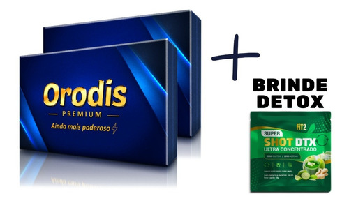 Orodis Premium Original 2 Caixas Com 10 Cada + Brinde Detox