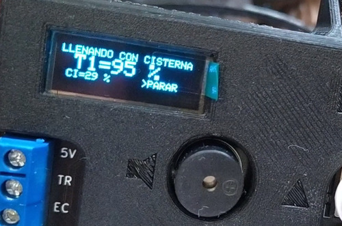 Medidor Nivel Agua Tinacos Ultrasonico 20m Control Bomba 16a