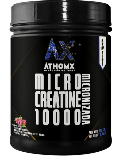 Micro Creatina 10000 Athomx Micronizada 300 Gr Monohidrato