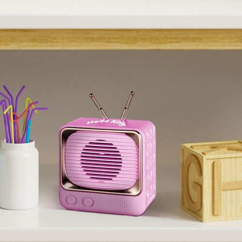 Imagen 4 de 4 de Parlante Pequeño Tv Bt Hello Kitty Hka-f07