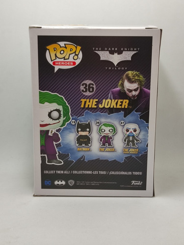 Imagen 3 de 3 de Funko Pop! Heroes The Dark Knight The Joker 36 Original
