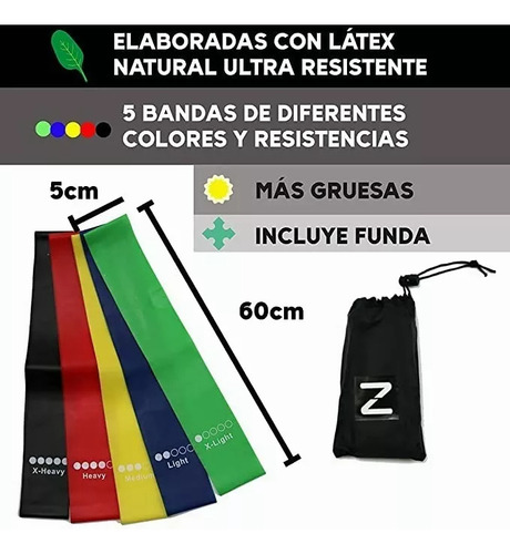 Ligas De Resistencia Banda De Resistencia Ejercicio Yoga Kit Pastel