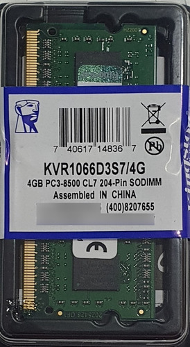 Ddr3  4gb 8500 1066mhz Laptop 