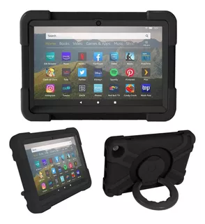 For Amazon Kindle Fire Hd8 (2020) Pc + Silicone Case