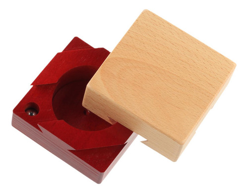 Caja De Madera Con Rompecabezas Para Exterior 7,3x7,3cmx5cm