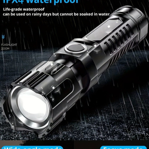 Mini Linterna Led Multifunción Con Zoom Para Exteriores