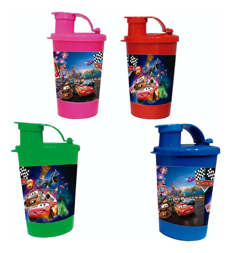 Vaso Tipo Termo Cars Rayo Mc X12 Unidades Botilitos Sorpresa