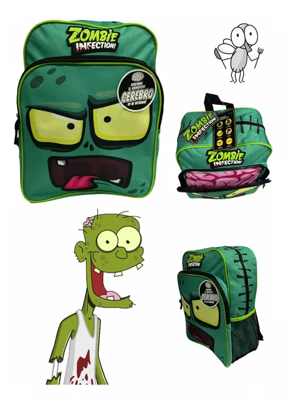 Mochila Zombie Infeccion Diseño Exclusivo Primaria Preescola