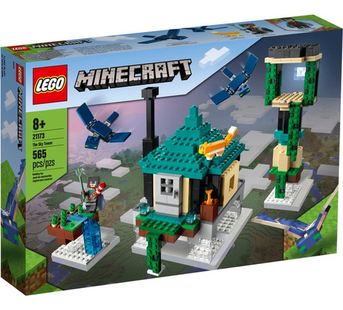 Brinquedo Minecraft A Torre Aérea Lego Quantidade de peças 565