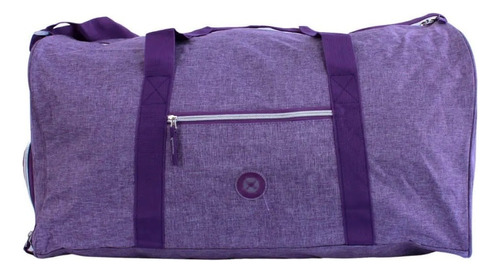 Bolsa Mala Sacola Viagem Passeio Grande Feminina Reforçada Cor Roxo