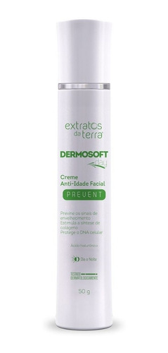 Creme Anti-idade 50g Dermosoft Prevent Extratos Da Terra