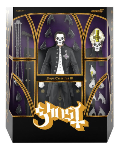 Ghost Ultimates Papa Emeritus Iii 7-inch Action Figure