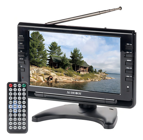 Tv Portátil Recargable 9 Pulgadas Audiobox Tv-009 Lcd Hdtv