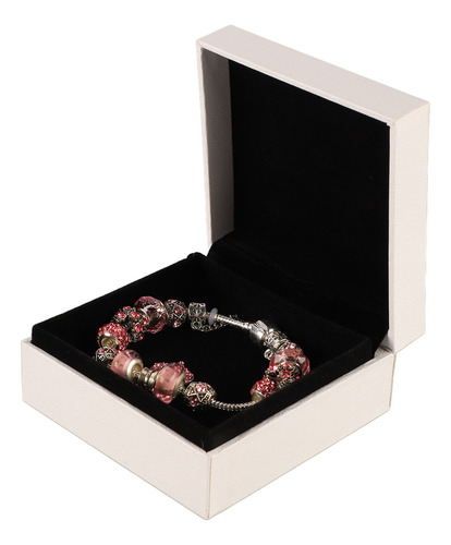 Pulsera De Cuentas De Cadena De Serpiente Chapada En Plata