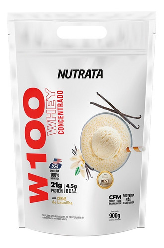 W100 900g Refil - Nutrata - Whey Concentrado Premium