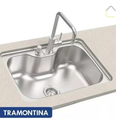 Cuba Sob Tramontina Morgana Max Aço 86x50 Lixeira Misturador
