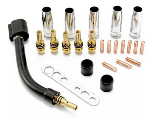 24pcs/set 15ak Mig Welder Soldador Y Juego De Boquillas De C