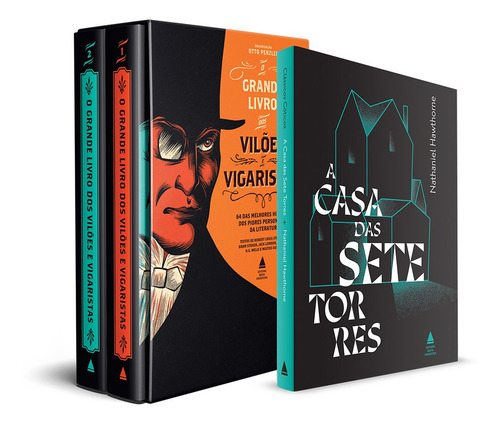 Livro Kit Box Vilões'''' + A Casa Das Sete Torres