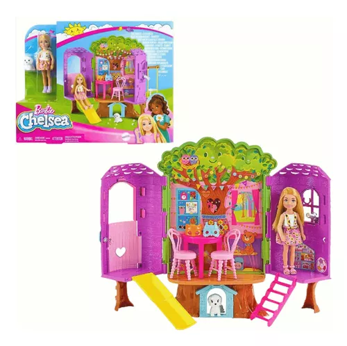 Conjunto e Boneca - Barbie Chelsea - Casa na Árvore - Mattel