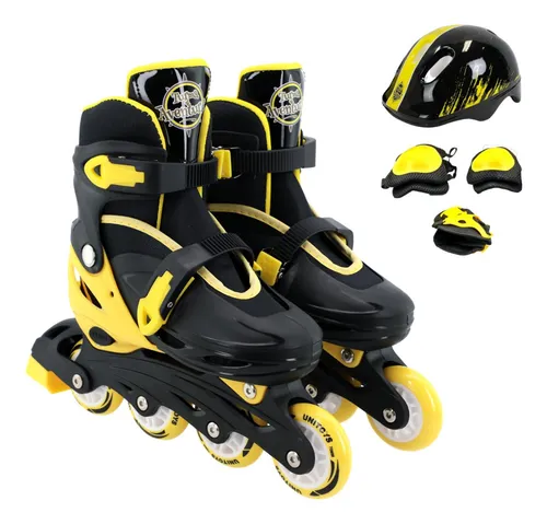 Patins Inline Infantil Tamanho 32 33 34 35 Menino