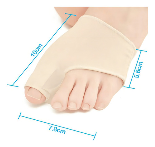 2 Corrector Ortopédico Juanete Dedo Del Pie Separador Valgus