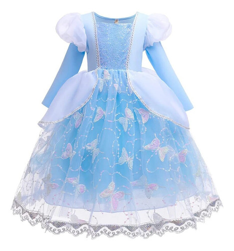 Vestido De Princesa De Halloween Para Niñas, Cuento De Hadas