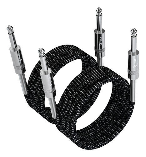 Fibbr Cable De Audio Estereo De 0.250 In A 0.250 In, Paquete