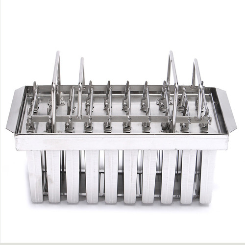 20 Moldes De Acero Inoxidable De Celosía Paleta De Hielo Cua