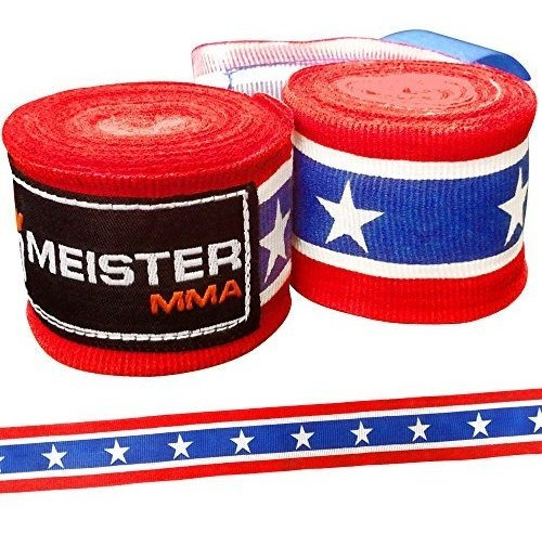 Meister Adult 180  Semi-elastic Hand Wraps For Mma & Bo (pai