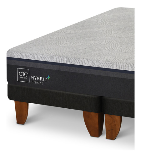 Cama Europea Gris