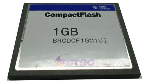 Compactflash 1gb Brcdcf1gm1ui Stec Tarjeta De Memoria (Reacondicionado)