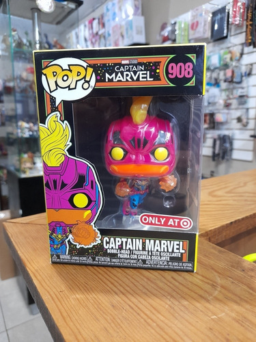 Funko Pop Captain Marvel 908 Only At Captain Marvel (Usado)