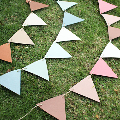Banderín De 12 Uds., Banderas Triangulares, Colgantes Diy