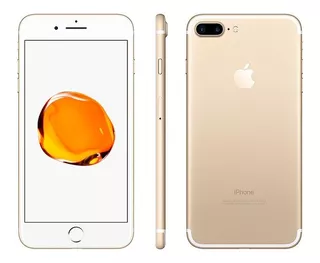 iPhone 7 Plus 256gb Gold Cargador Cable Glass Funda Cuota