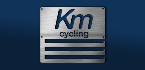 Imagen 1 de 6 de Medallero Km Cycling Ciclismo Personalizado Gratis 