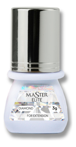  Master Elite cola diamond para alongamento de cílios 3g cor transparente original com registro anvisa