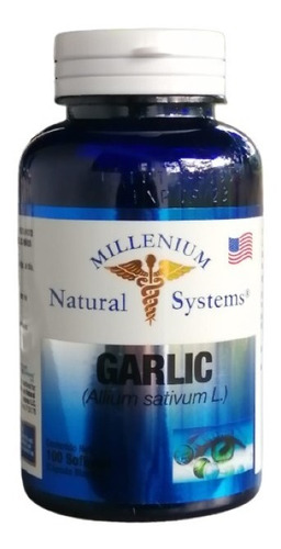 Garlic 1500mg Ajo En Perlas Natural - Unidad a $270