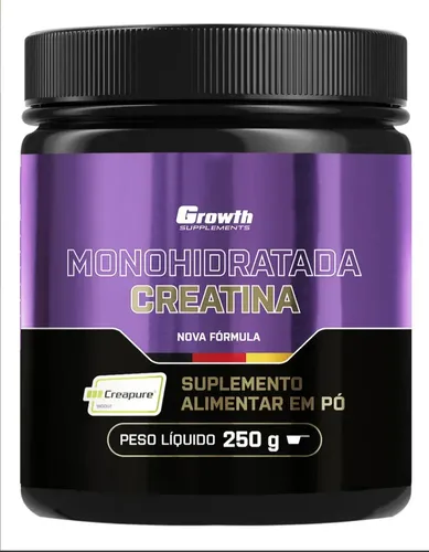 Creatina Creapure Growth Supplements 250 g Sem Sabor
