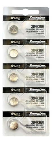 5 Baterias 394-380 Energizer 1,55v Sr936sw Relógio