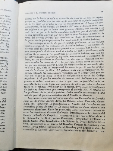 A0 Introducción Al Estudio Del Derecho 35.a Ed García Maynez (Usado)