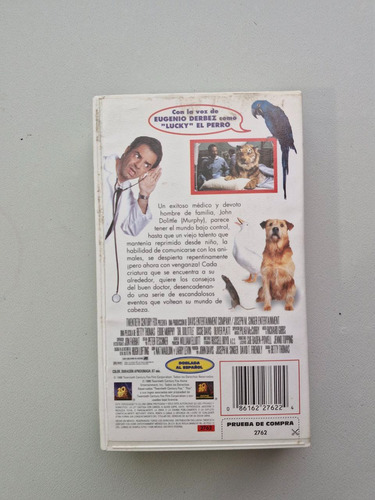 Fox , Doctor Dolittle Dr Vhs, Español Original Coleccion (Usado)