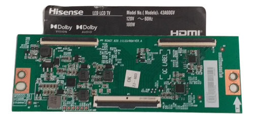 Tarjeta T-com Para Pantalla Hisense Modelo 43a60gv (Usado)