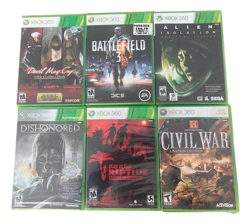 Xbox 360 Juegos Nuevos Originales Y Sellado C/u A 100 Soles!