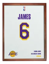Comprar Nba Lebron James Los Angeles Lakers Poster Camiseta Marco