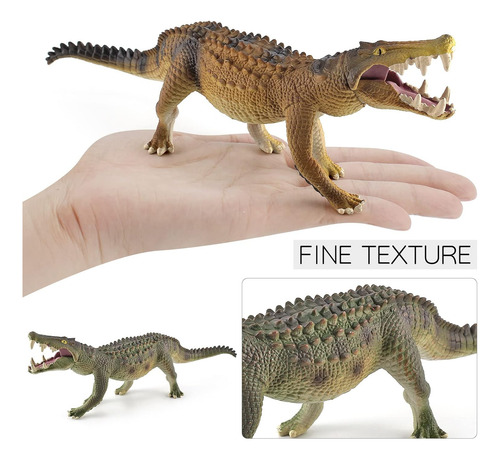 Figura De Juguete De Cocodrilo Grande De 10 Pulgadas, 2 Piez