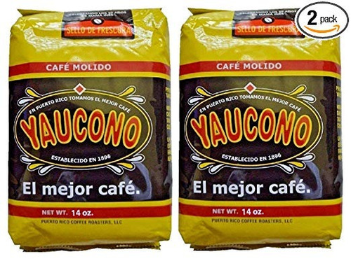 Cafe Yaucono Café Molido De Puerto Rico, 14 Onzas Bolsa (pac