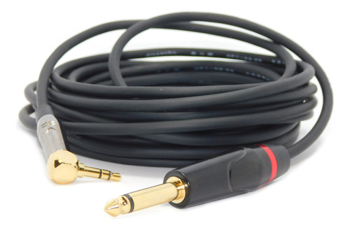 Cable Miniplug  Estereo A Plug Mono 3 Mts Sin Ruido Hamc 