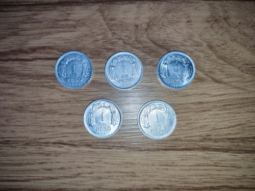 Monedas Chilenas Antiguas 1 Peso Desde 1954 Al 1958 